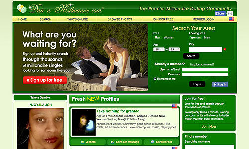 Date a millionaire for free